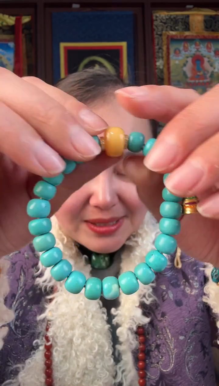 无非金属藏地绿古串