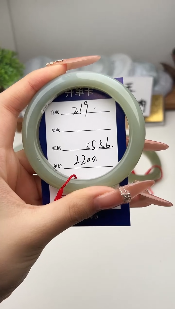 未镶嵌手镯和田玉微色差Z19