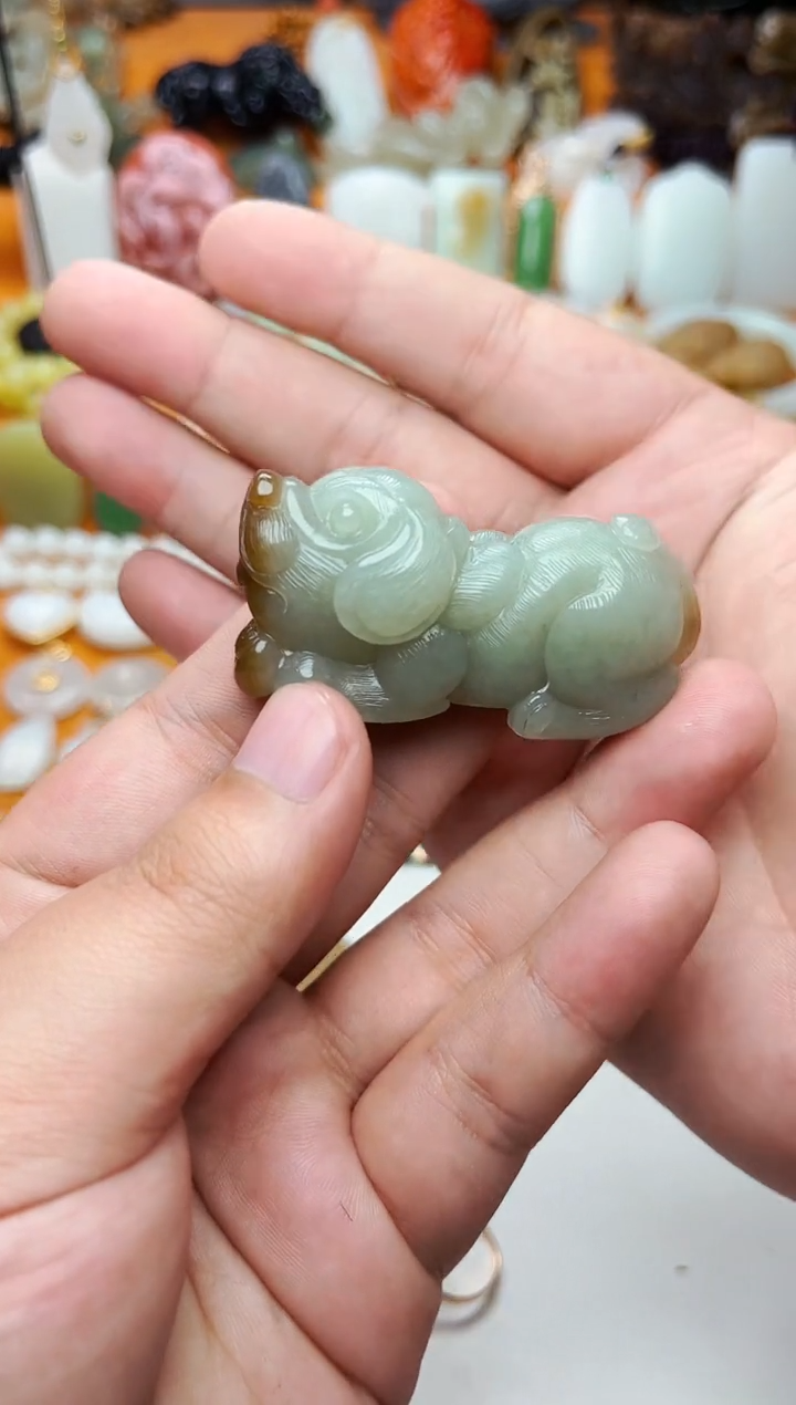 【闪购商品】和田玉摆件未镶嵌小狗01