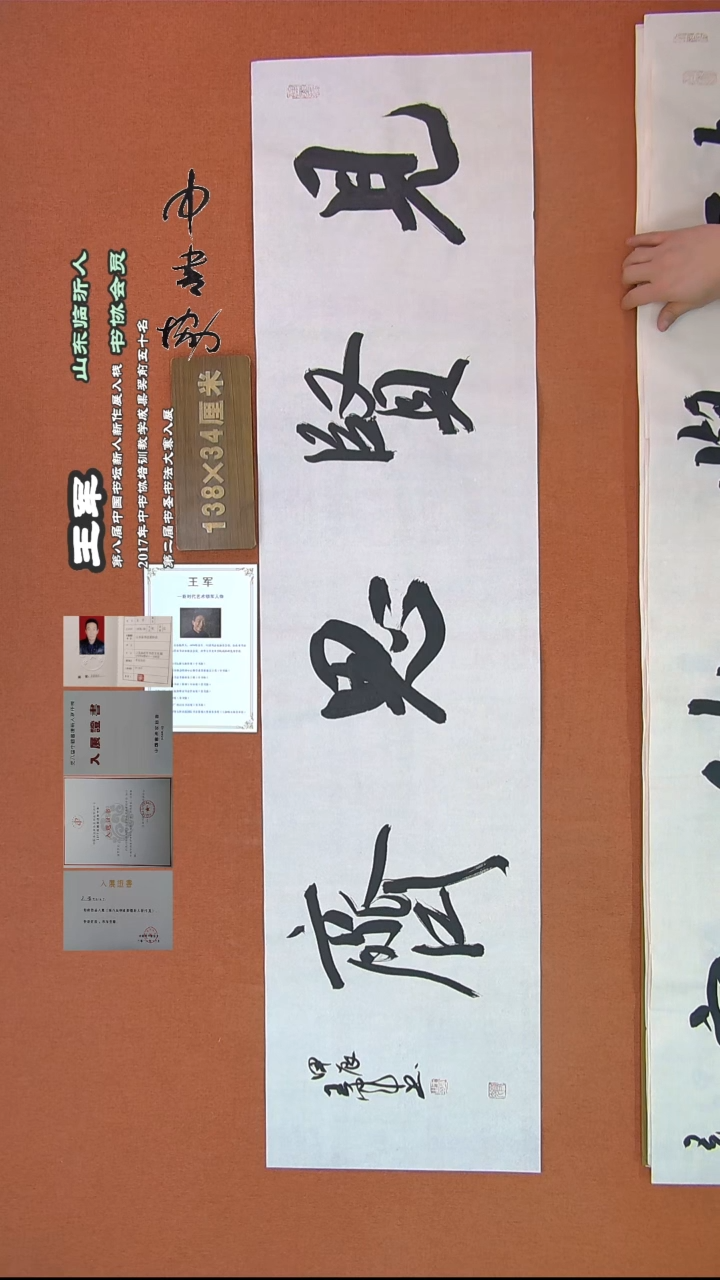 【闪购商品】书法226王军书法作品