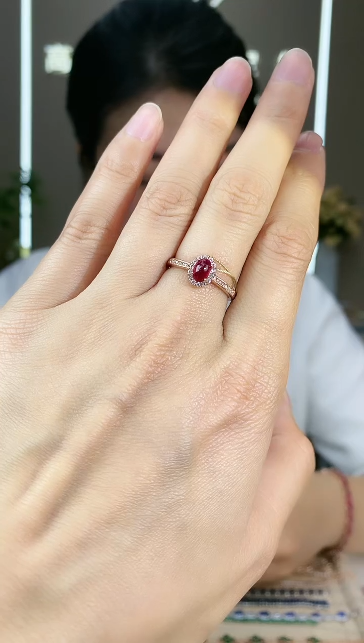 【闪购商品】红宝石手饰银S925镶嵌手饰