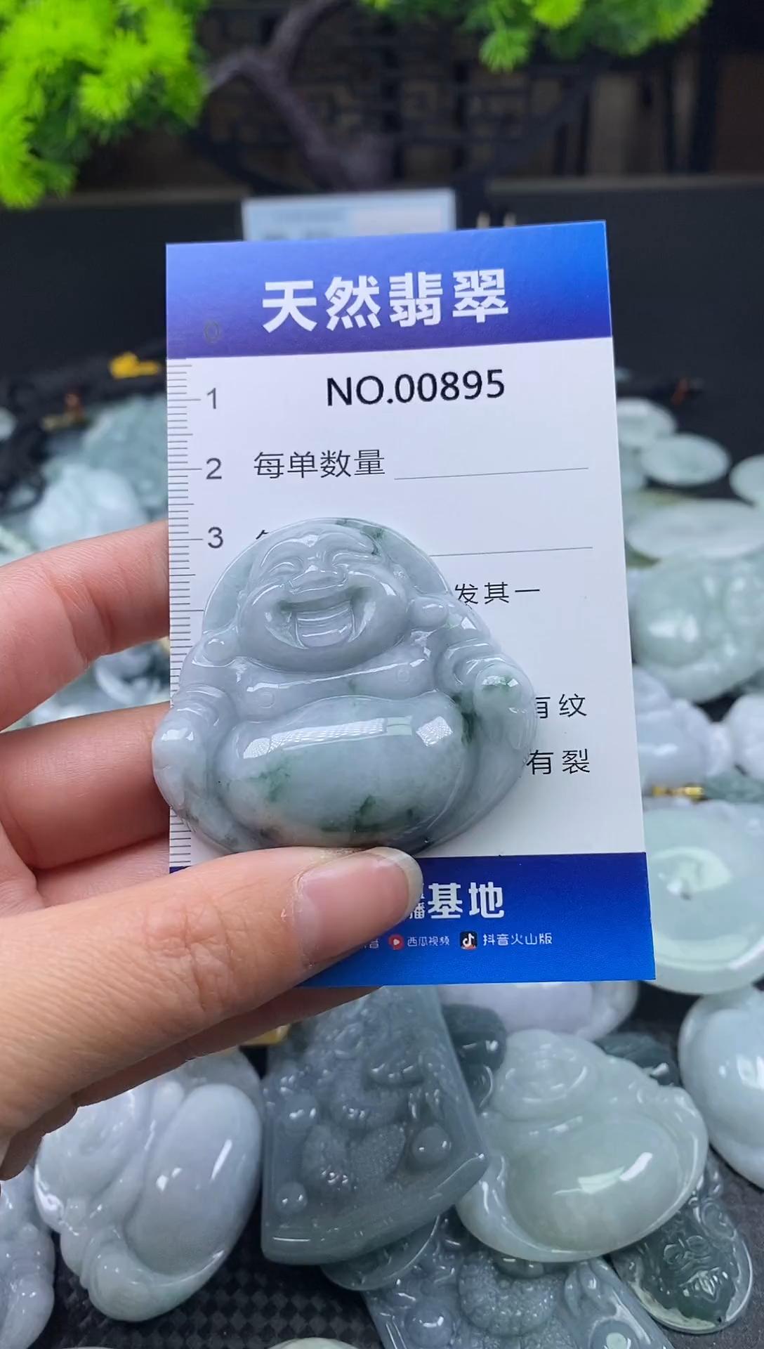 颈饰未镶嵌翡翠天然缅甸翡翠895