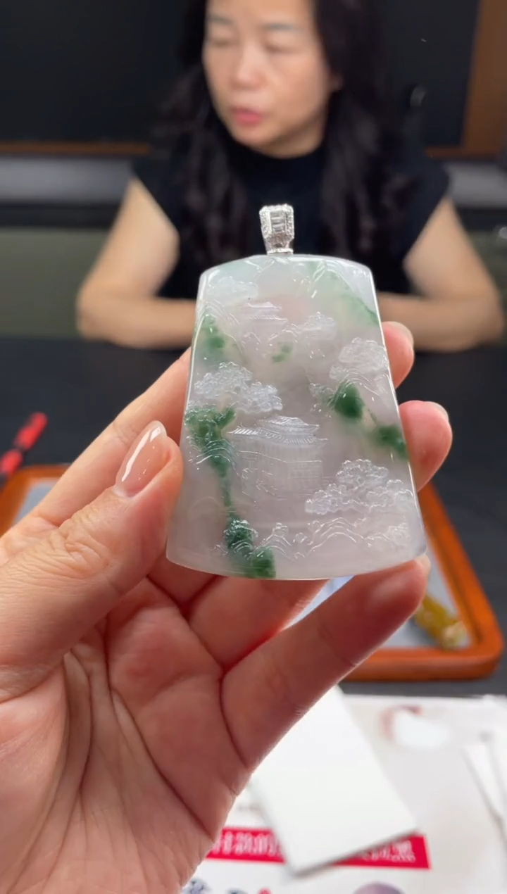 【闪购商品】定制翡翠18K金镶嵌02-19HDJT0131145