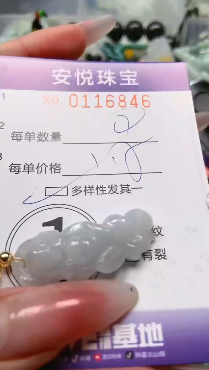 【闪购商品】翡翠颈饰未镶嵌闪购0116846多样性发其一