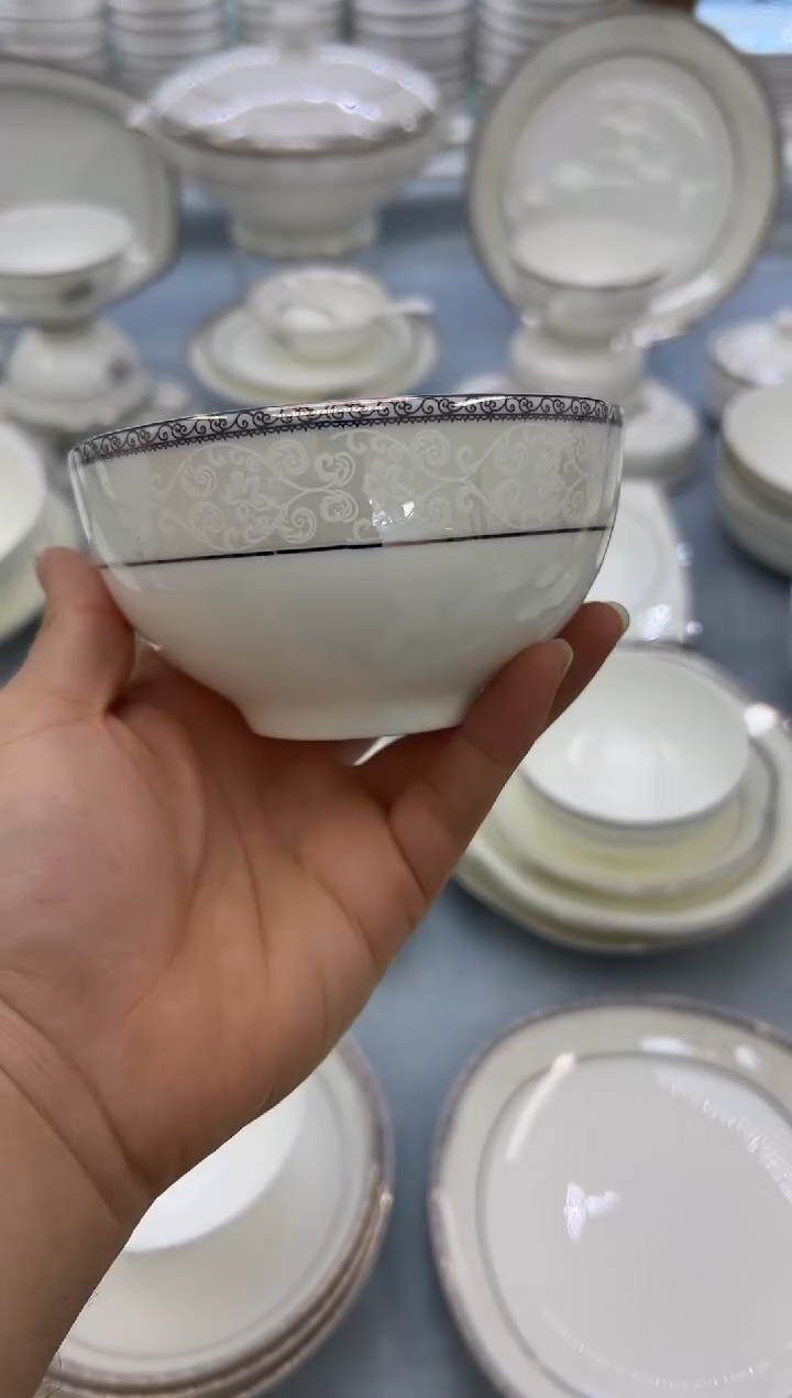 骨瓷玲珑4.5奥10个 