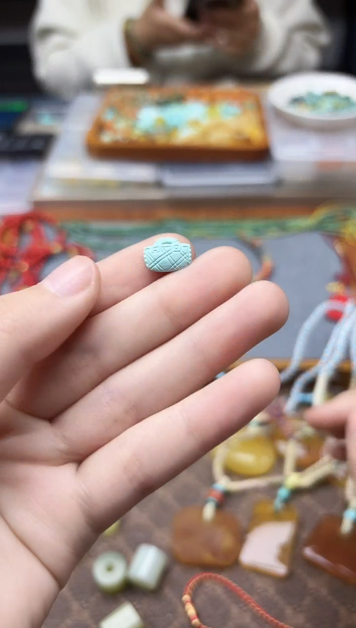 未镶嵌绿松石挂件松石配件GW