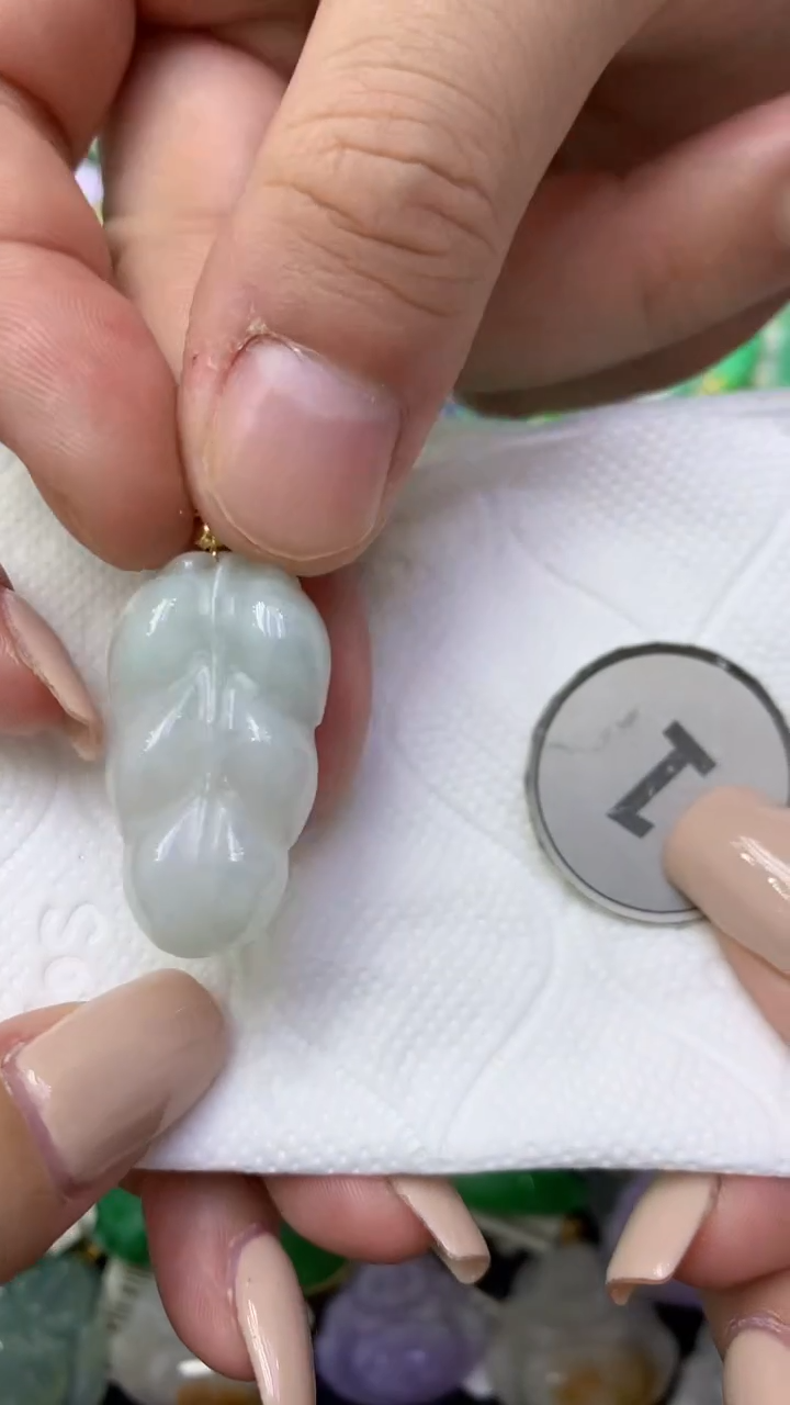 颈饰未镶嵌翡翠天然缅甸翡翠A货