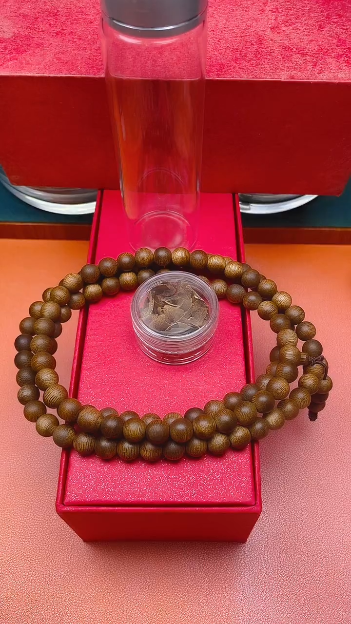 【闪购商品】沉香手串海南金沙叶0.8多圈B0896880