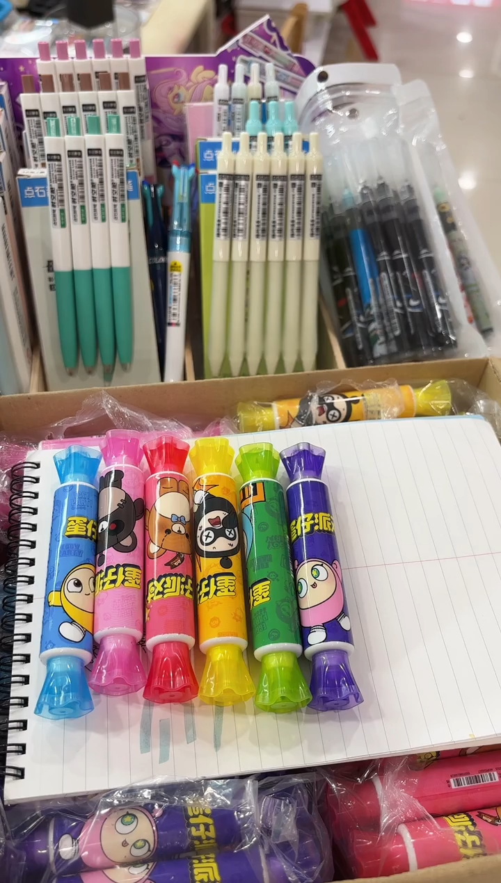 麦和MHP010217/MHP010218双头荧光笔架装蛋仔派对--6支（一套）