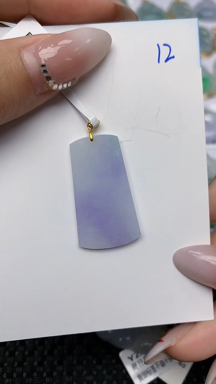 【闪购商品】翡翠颈饰18K金镶嵌天然翡翠A货