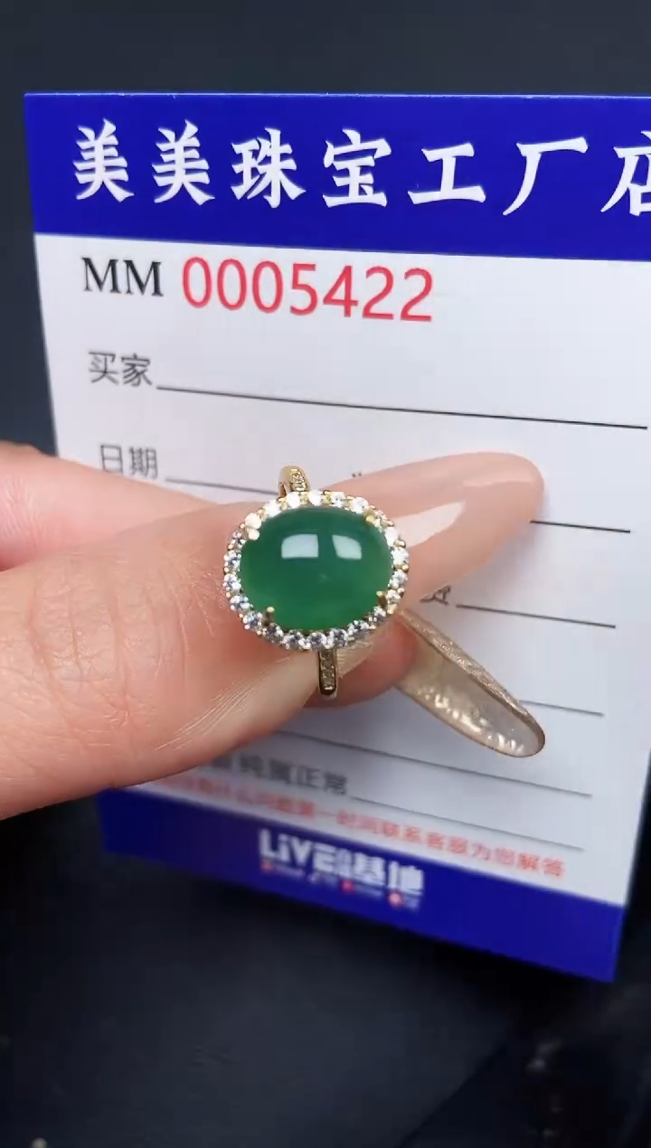 【闪购商品】翡翠颈饰银S925镶嵌5422