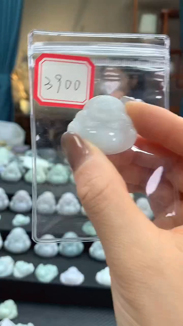 颈饰未镶嵌翡翠佛公3900