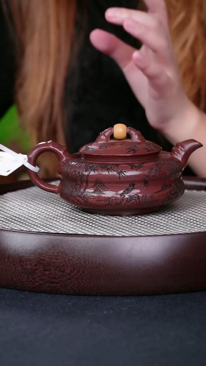 茶壶紫砂宜兴紫砂壶清韵