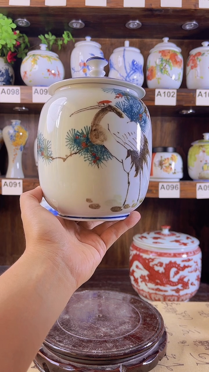 迎君陶瓷纯手工手绘  12