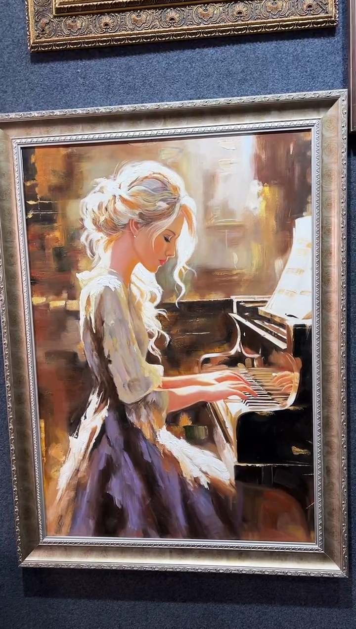 【闪购商品】油画27号 80*100 女孩-手绘油画