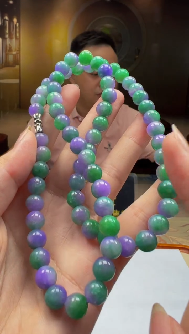 翡翠未镶嵌颈饰RB2025-7-23-17