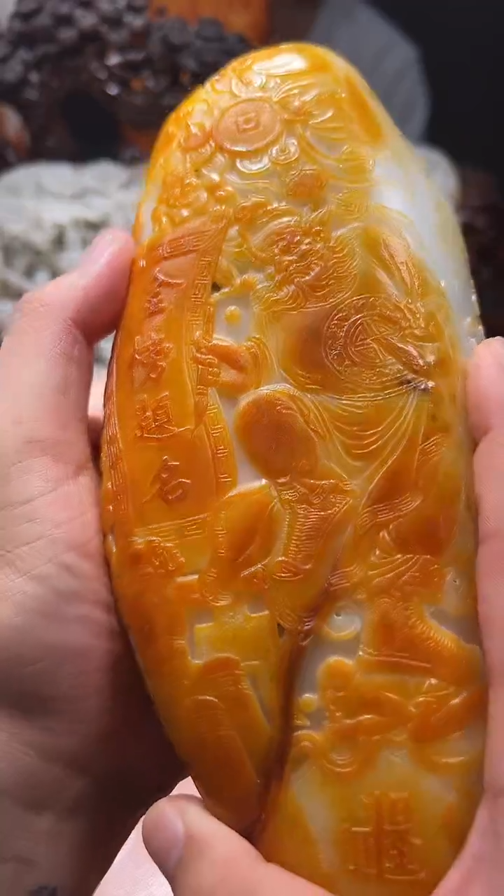 未镶嵌和田玉把件全**。和田玉