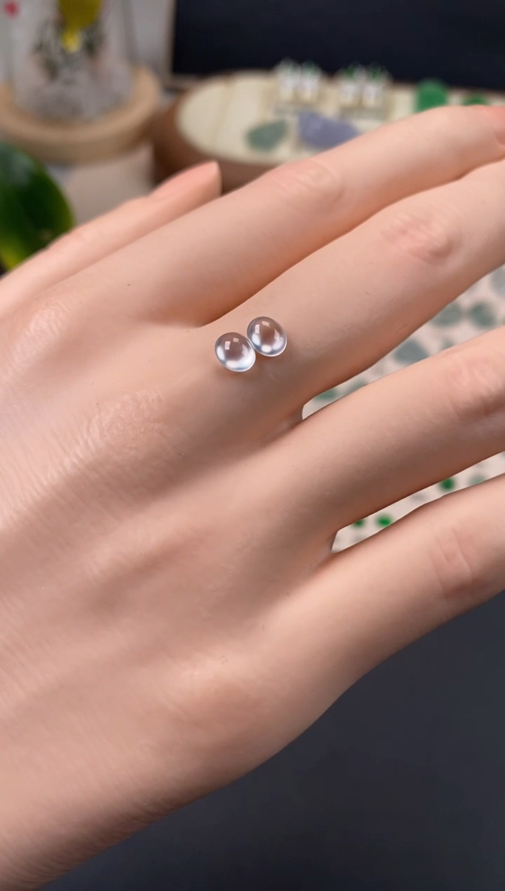 【闪购商品】翡翠颈饰未镶嵌翡翠冰种蛋面