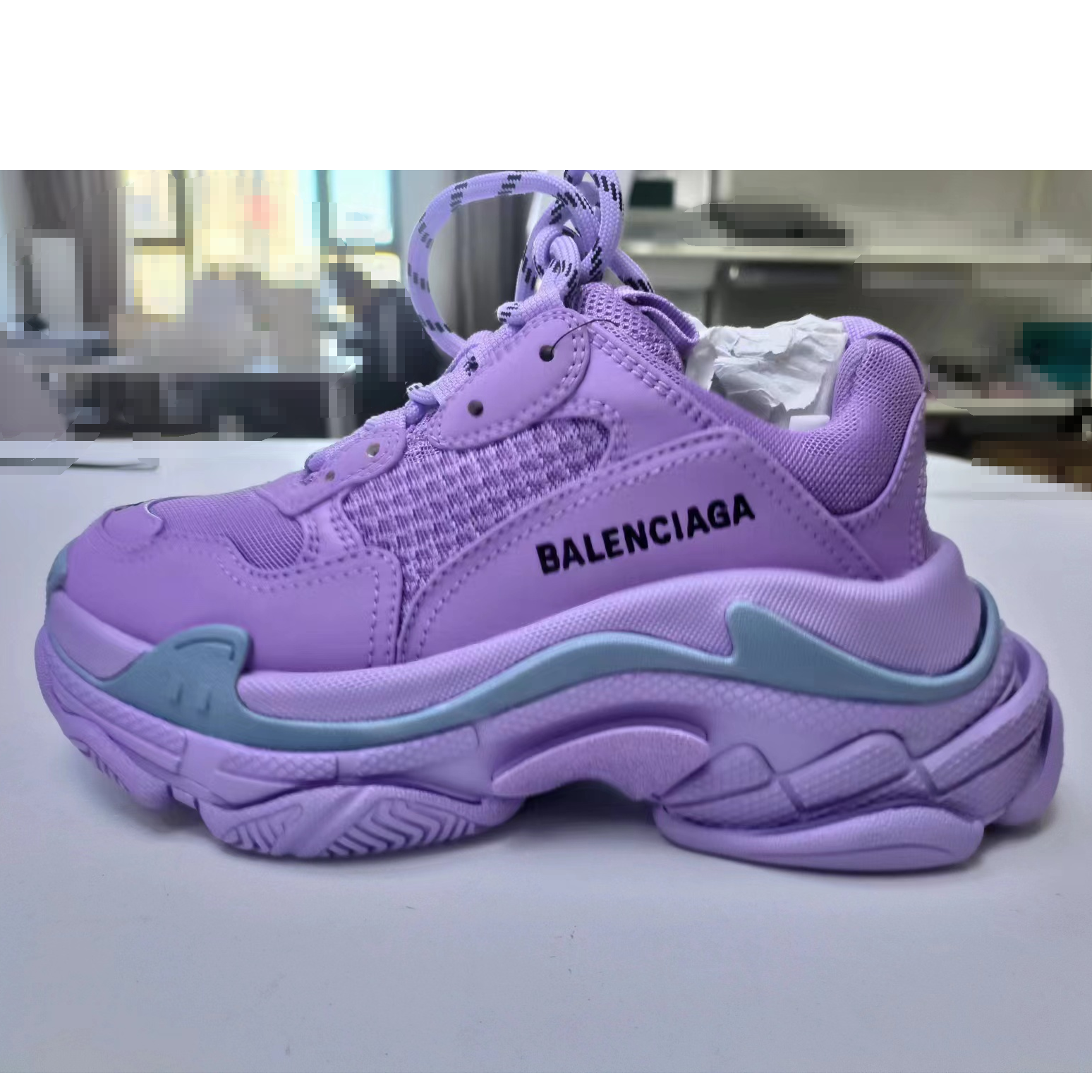 全新未使用 Balenciaga/巴黎世家 tripleS减震防滑休闲老爹鞋35码
