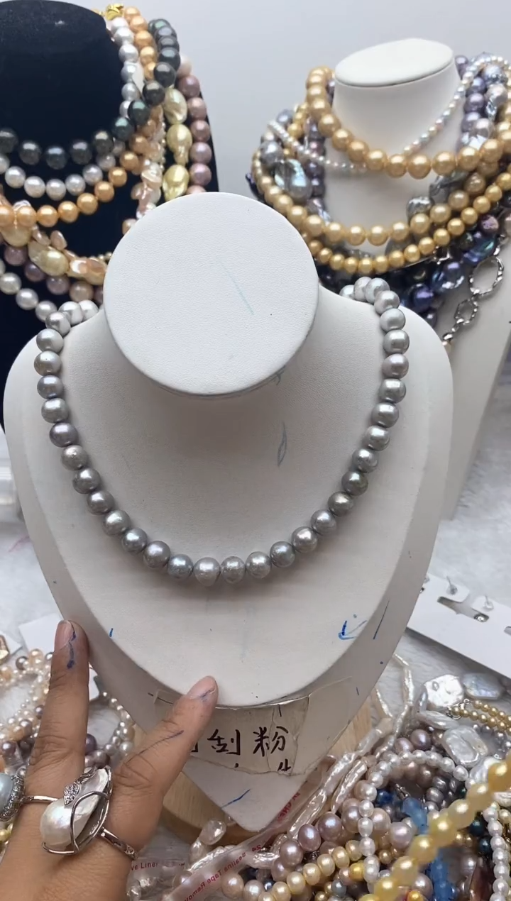 【闪购商品】淡水珍珠颈饰钛钢209