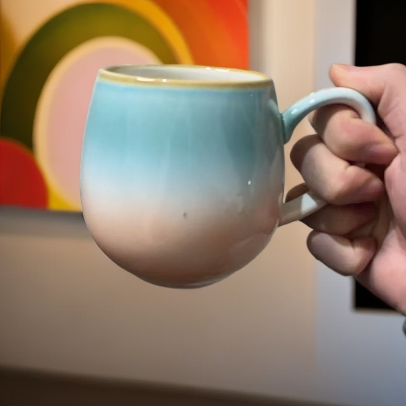 陶瓷-釉下彩窑变渐变马克杯