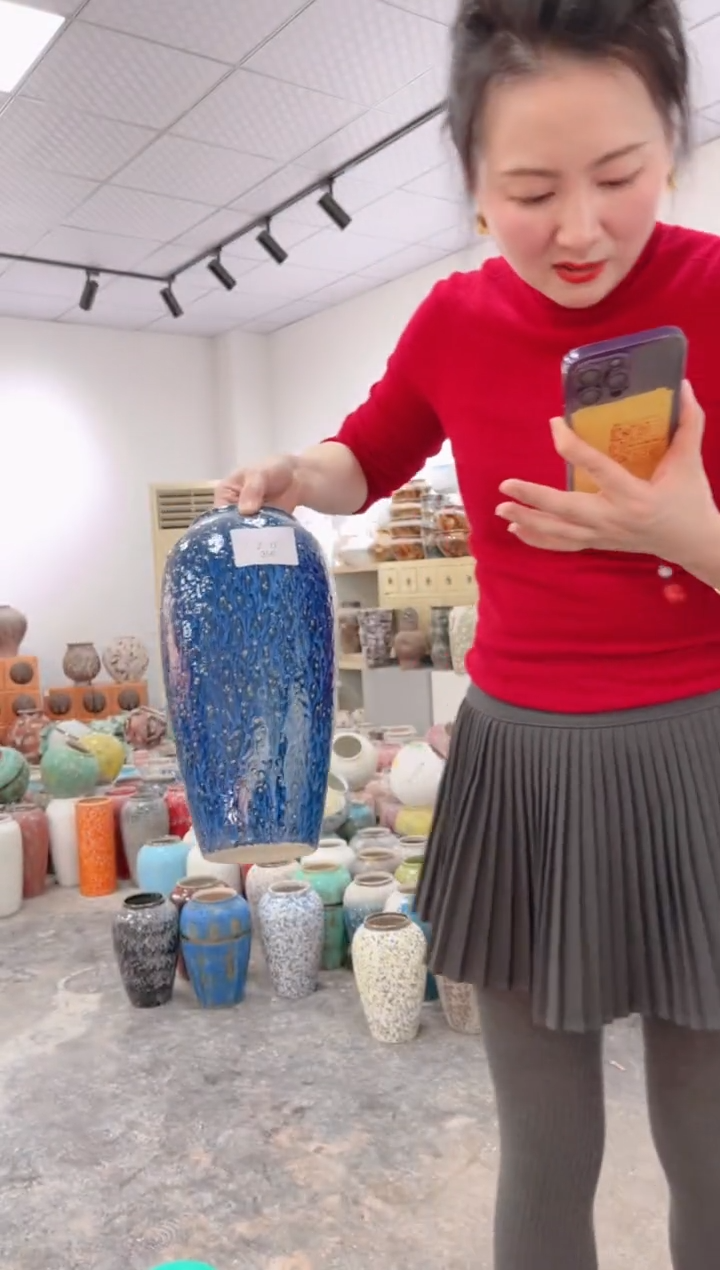 【闪购商品】瓶陶瓷花瓶 无花 微瑕zd356