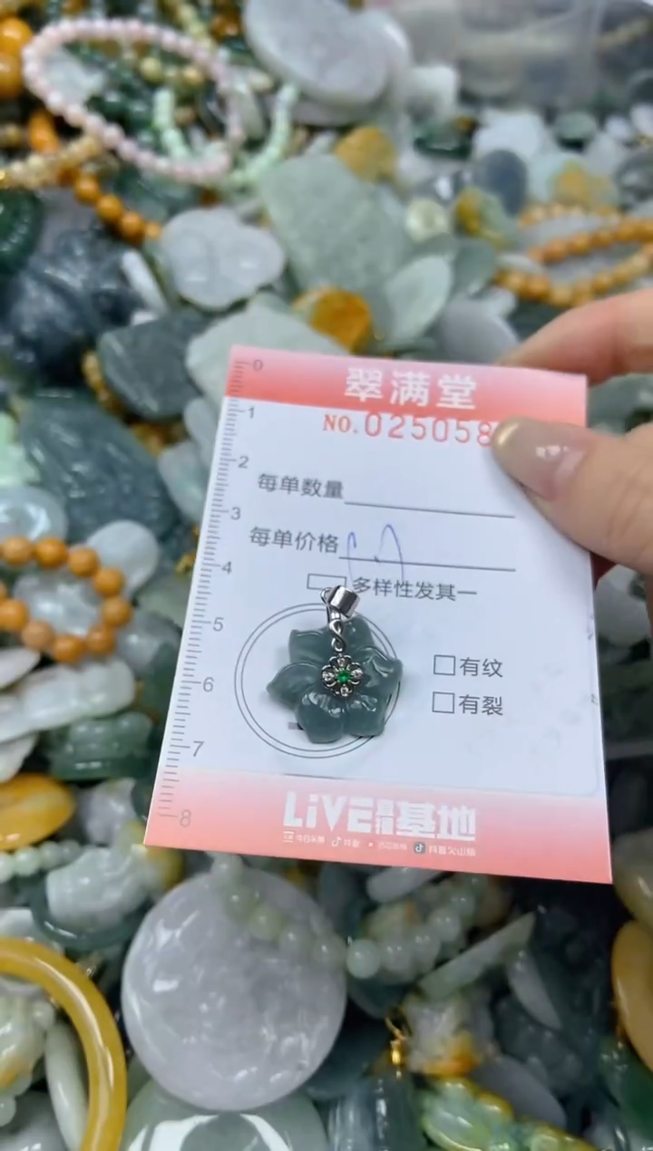 未镶嵌挂件翡翠闪购0250585