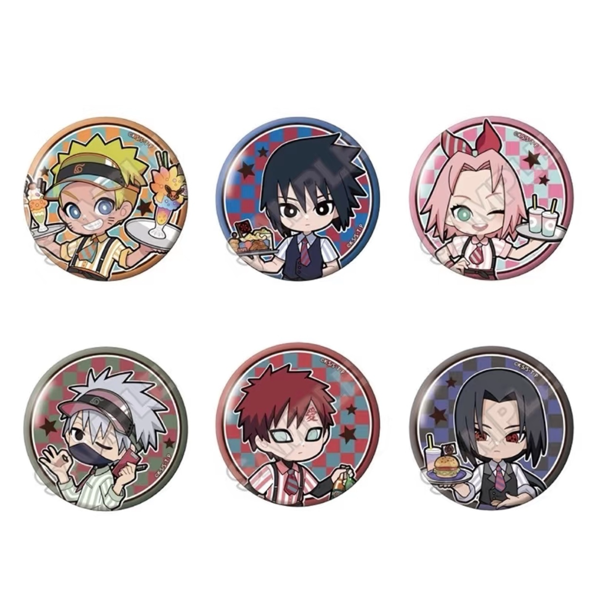 【拆盒】日谷火影忍者美式餐厅徽章盲盒（直播代拆）