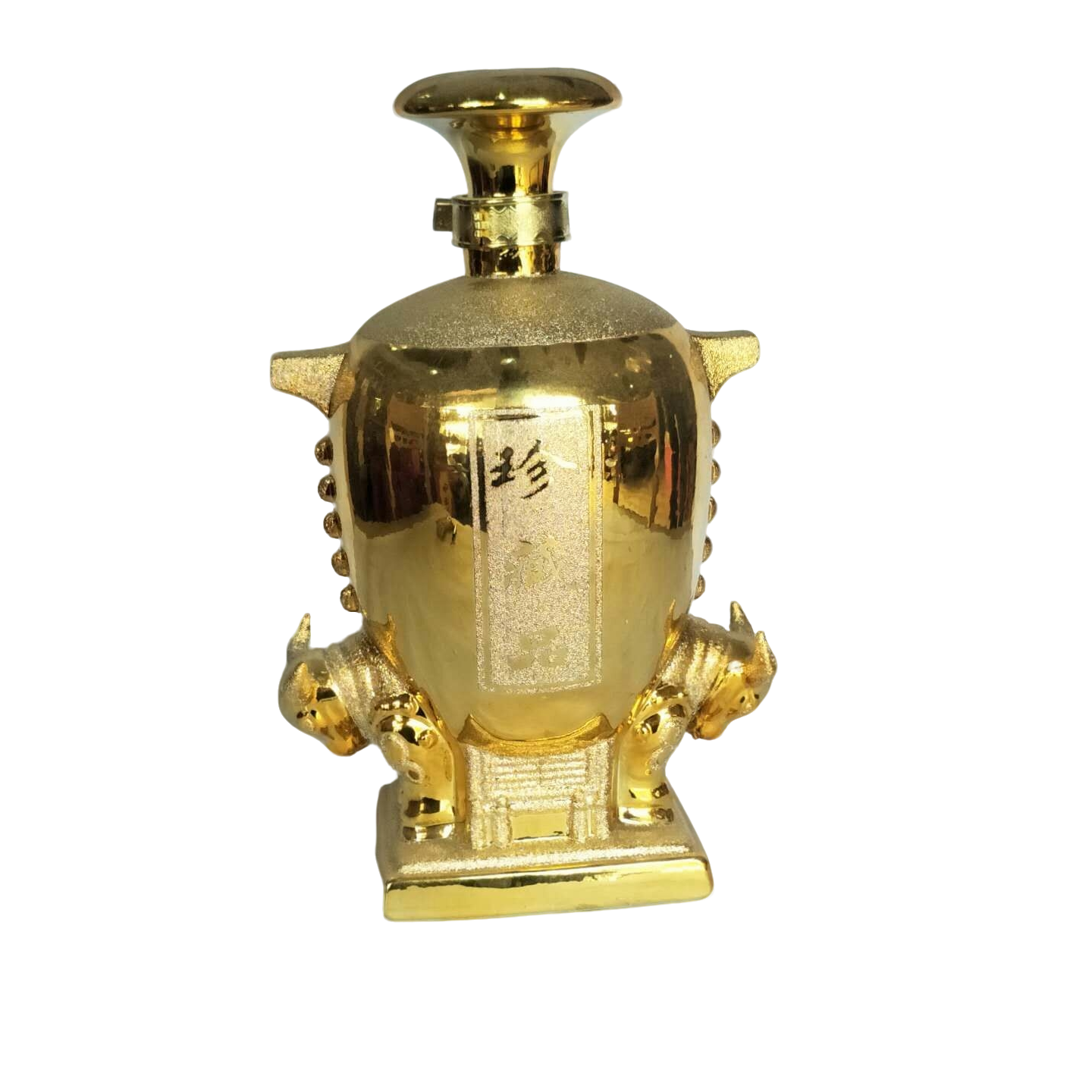 香得盛景德镇陶瓷 2500ml牛头樽摆件酒【简装发货】LQ52度2500