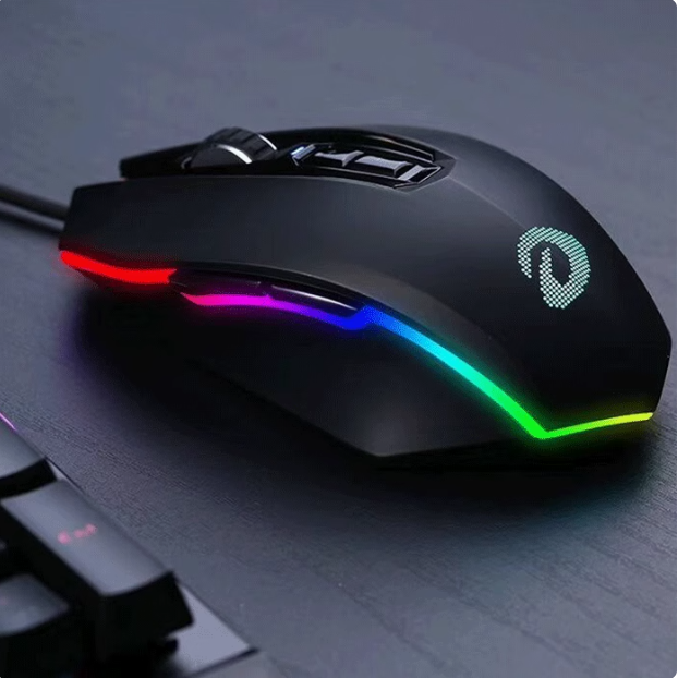 9新 达尔优 牧马人鼠标6000dpi网吧同款吃鸡游戏电竞滑鼠办公网咖