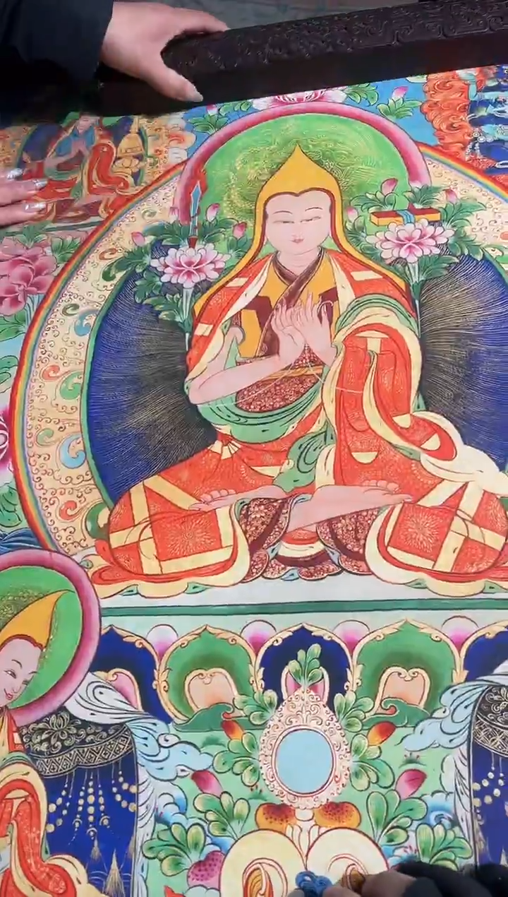 卷轴画路路的唐卡tk160