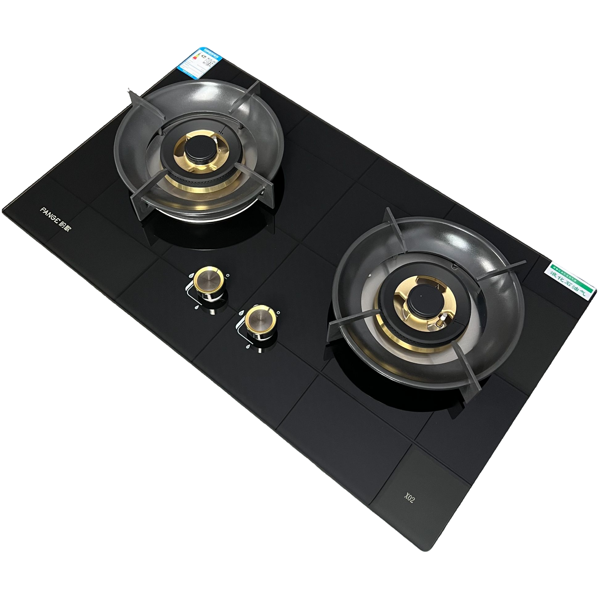 【盼歌X02】两斤铜炉头家用猛火天然气液化气双灶节能省气燃气灶