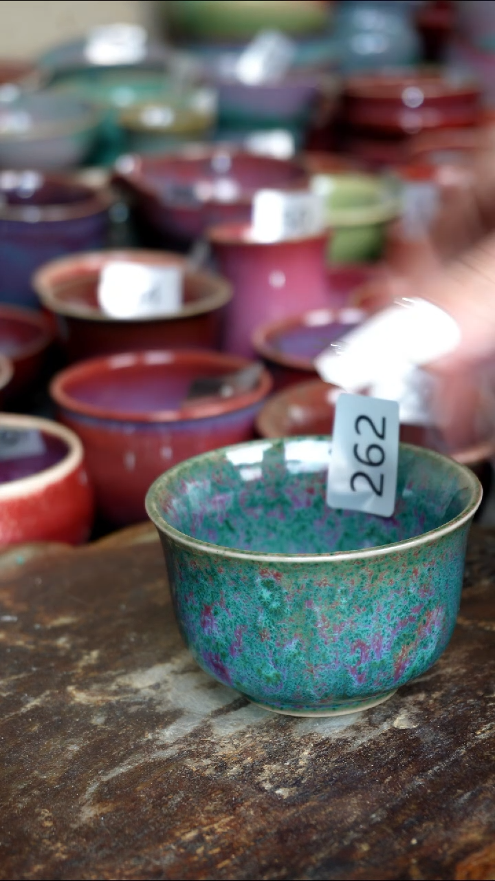 【闪购商品】摆件钧瓷手工茶器窑变