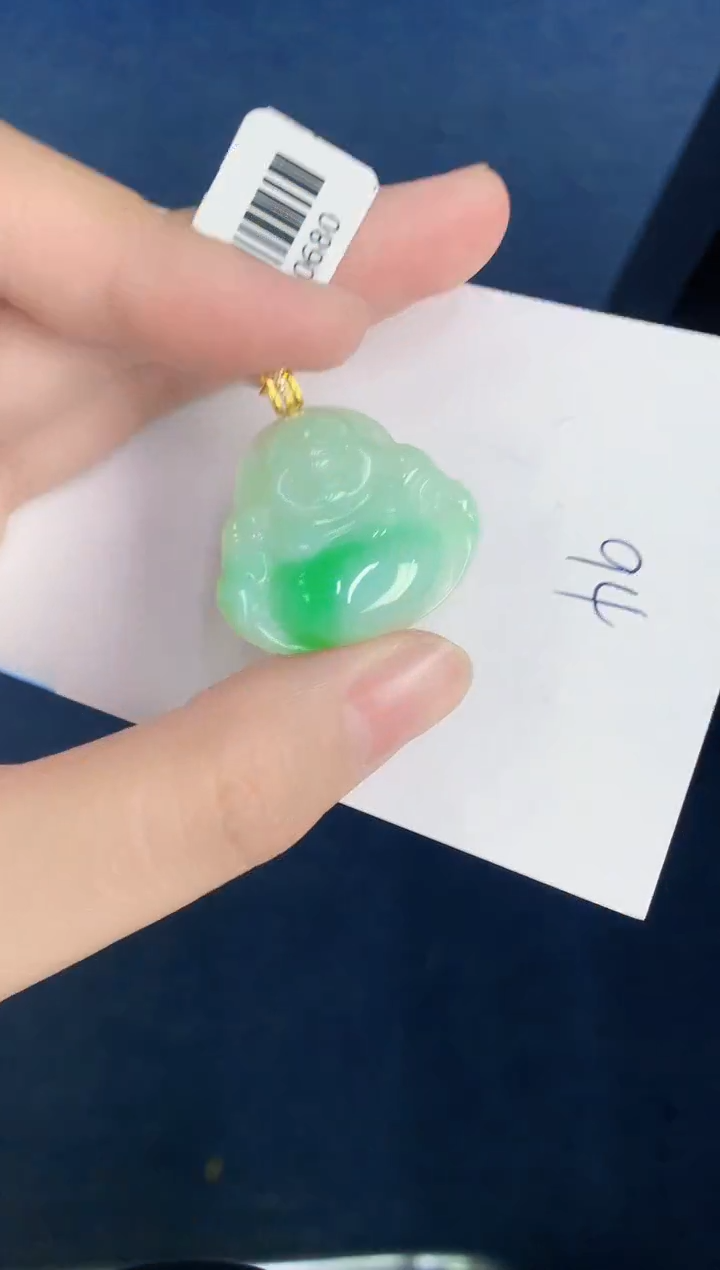 【闪购商品】翡翠颈饰18K金镶嵌000000000