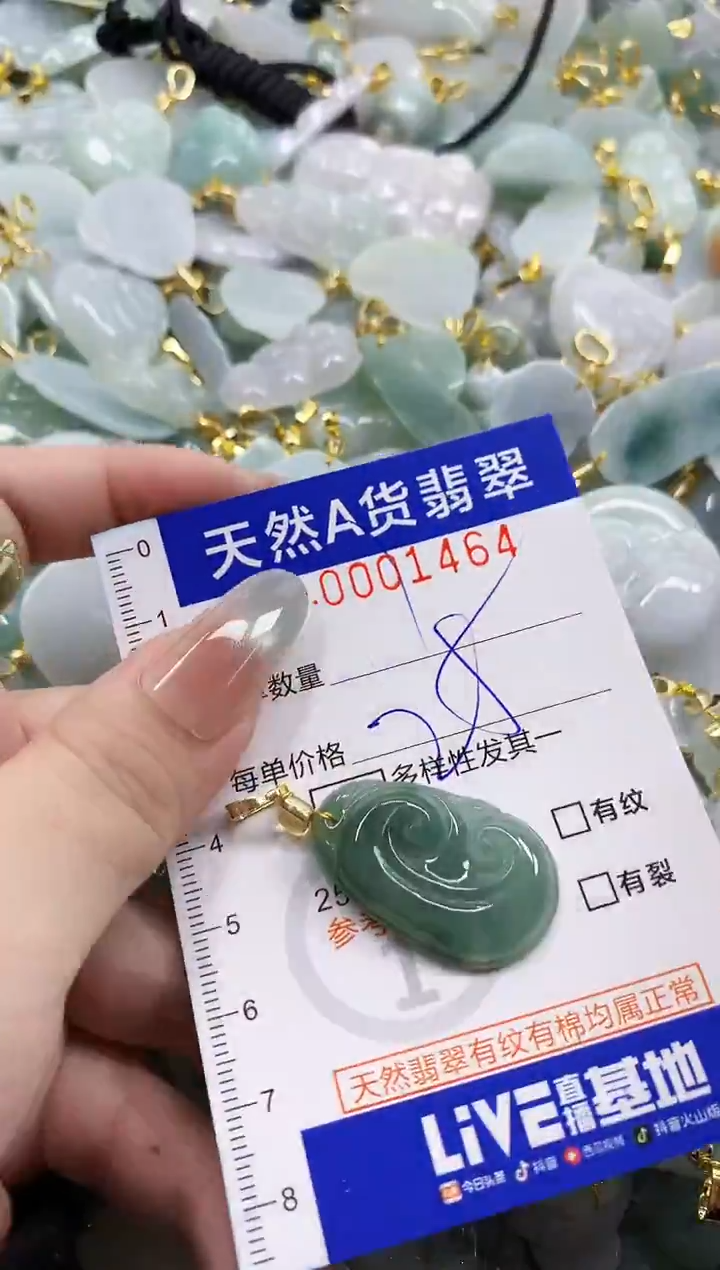 颈饰未镶嵌翡翠天然A货翡翠