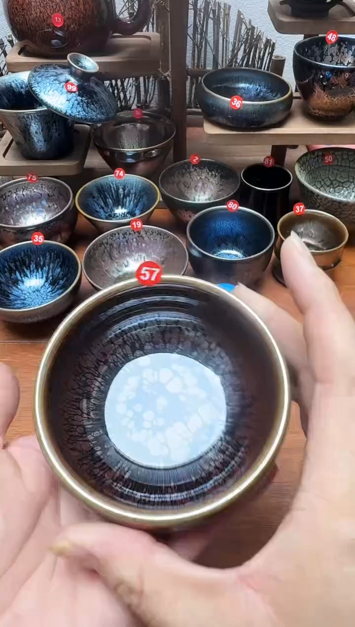 茶盏幸**乐57号建盏工匠茶器