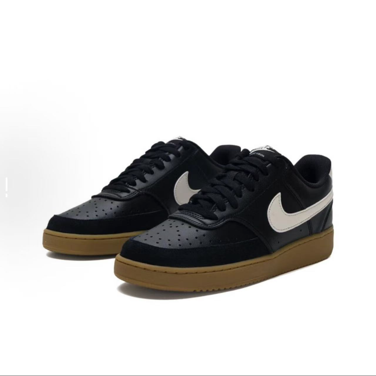 NIKE COURT VISION LO耐克男款小空军百搭休闲板鞋黑白IB2998-004