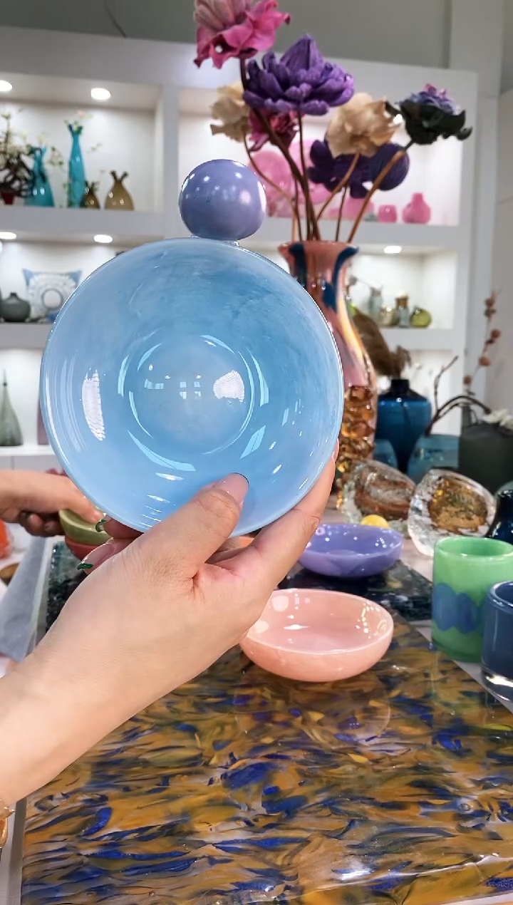 慕忆家手作琉璃花瓶