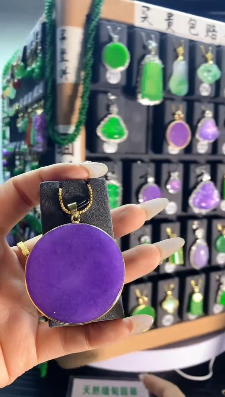 【闪购商品】翡翠颈饰银S925镶嵌220...