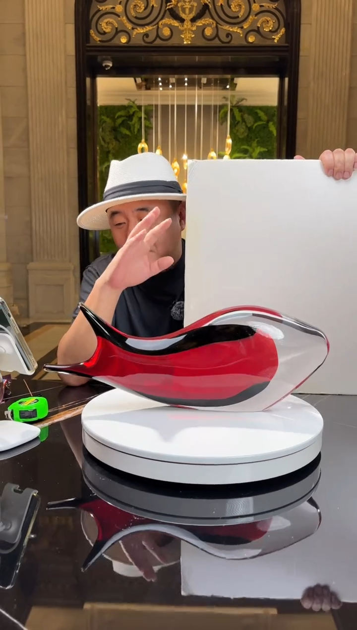 【闪购商品】摆件AJ05541红色鱼艺术摆件