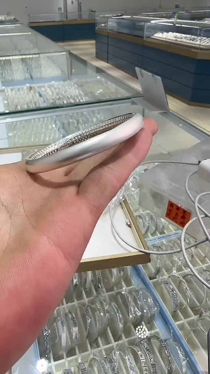 珐琅足银34.1手镯62圈