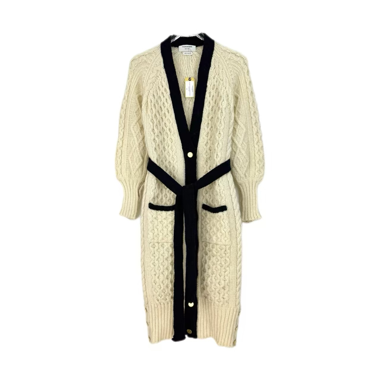 未使用 THOMBROWNE 针织长袖 米白/1