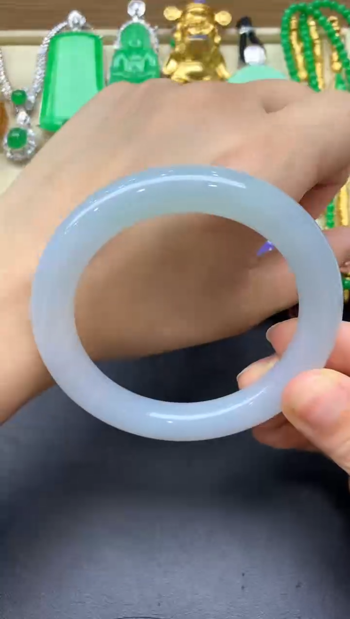 翡翠手镯未镶嵌433-中国好珍宝