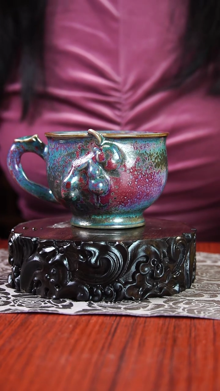 雪**狐抽手工办公杯