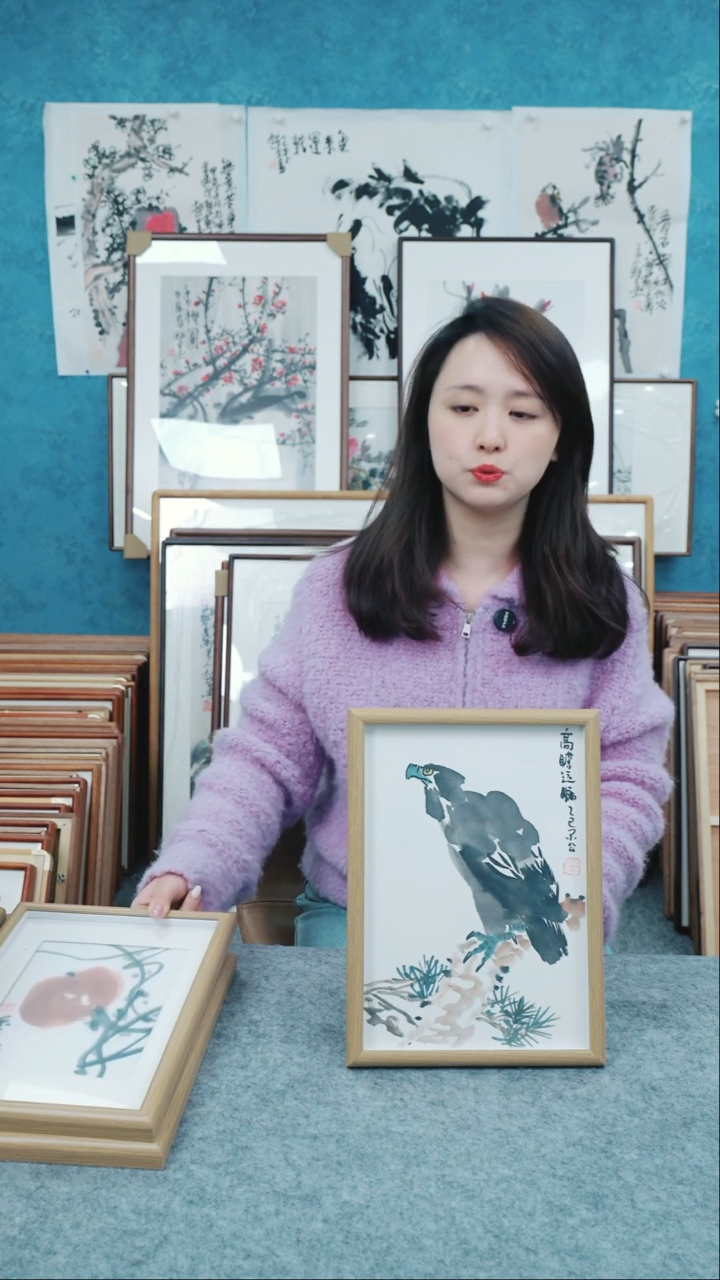 【闪购商品】国画10寸本土老师木质摆台