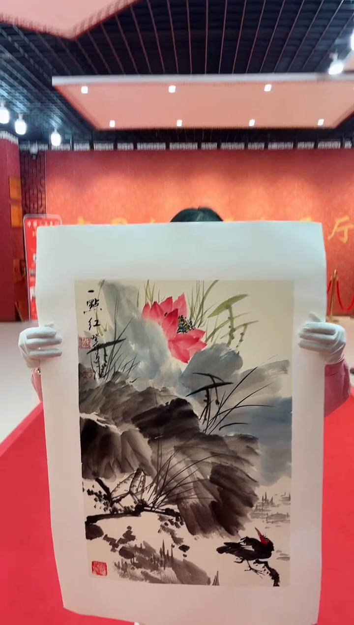 【闪购商品】国画道一老师亲笔绘画作品D6