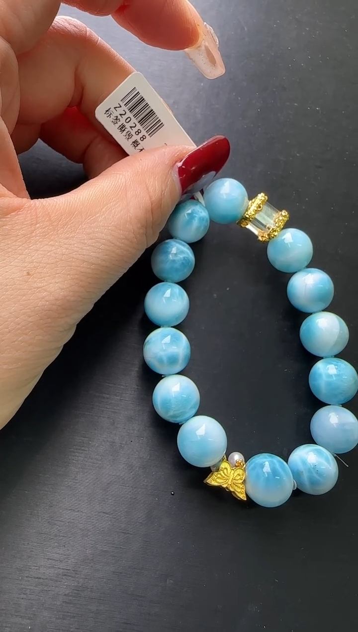 【闪购商品】针钠钙石（海纹石）手串未镶嵌海纹石设计手串 Z20288