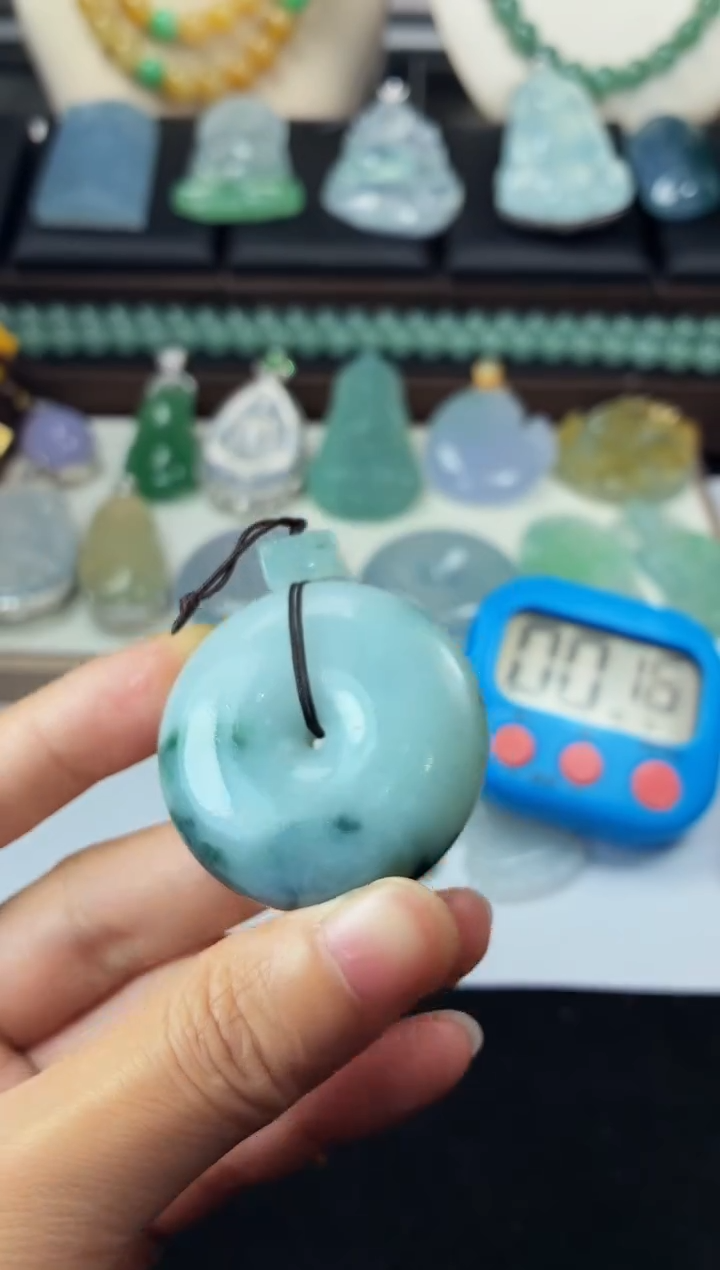 未镶嵌定制翡翠请****水4091毛货不退不换