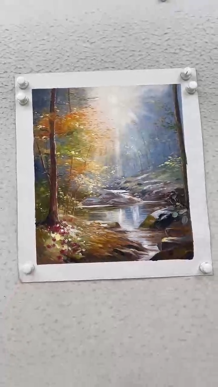 国画油画 麻布 约60-50厘米