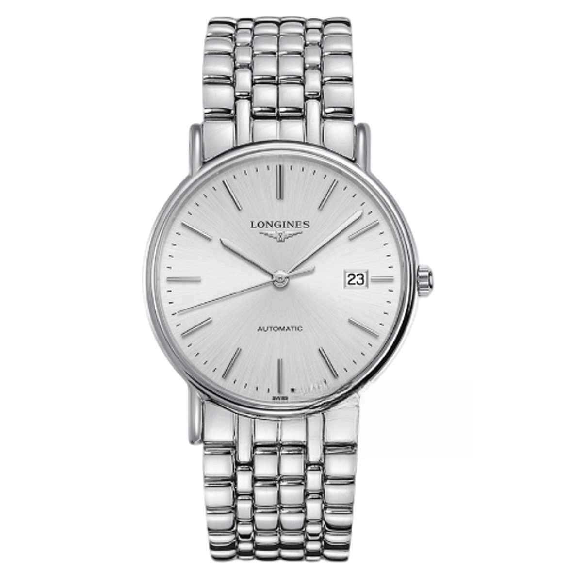 99新 Longines/浪琴 瑰丽系列男士自动机械腕表38.5毫米表径